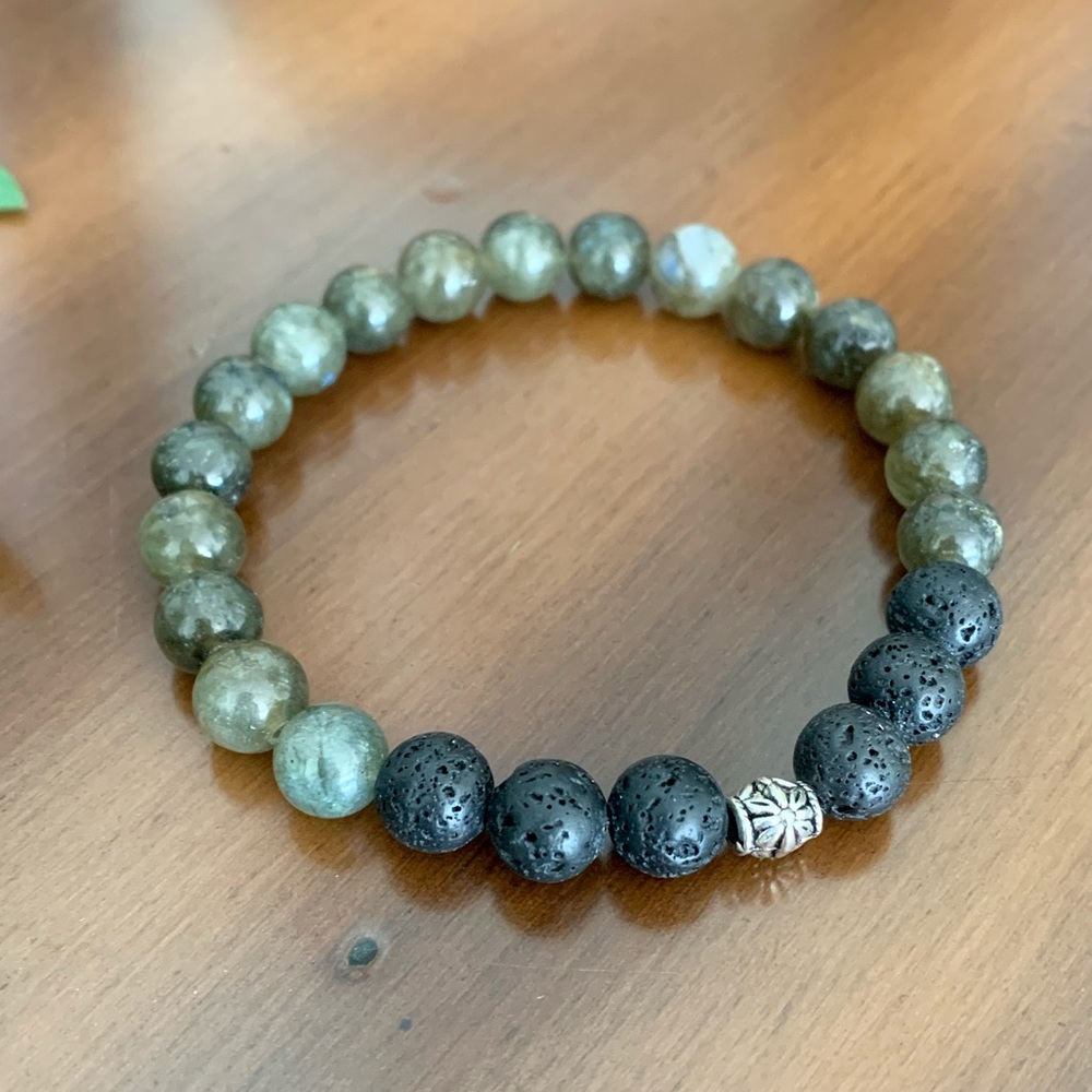 stretchy stone beads bracelet